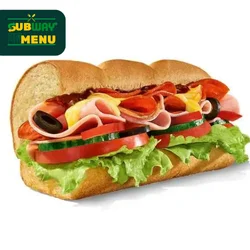 Italian 15 cm SUb Subway Sub Des Tages Montag