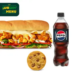 Chicken Tandoori 15 cm SUb + Getränke + Cookie – Sub des Tages Samstag Subway