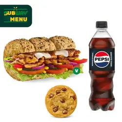 Plant Based Chicken Teriyaki Mittwoch 30 cm SUb + Getränke + Cookie