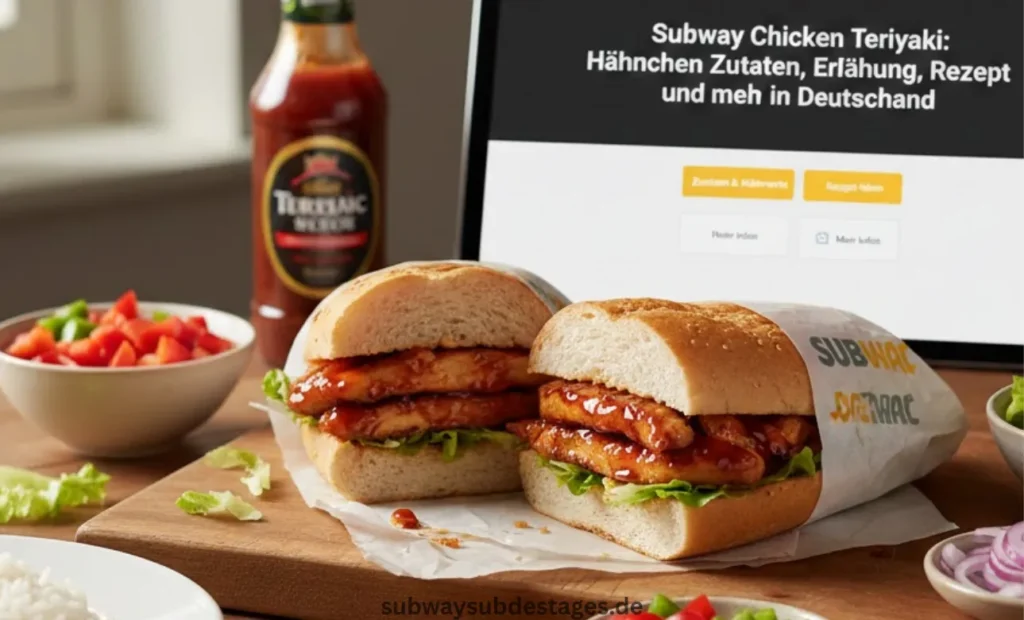 Subway Chicken Teriyaki Hähnchen Zutaten