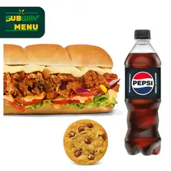 Taco Beef 30 cm SUb + Getränke + Cookie - Sub des Tages Sonntag Subway